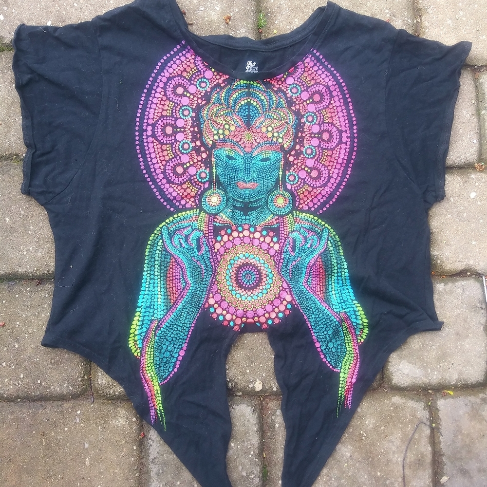 Psychedelic crop top